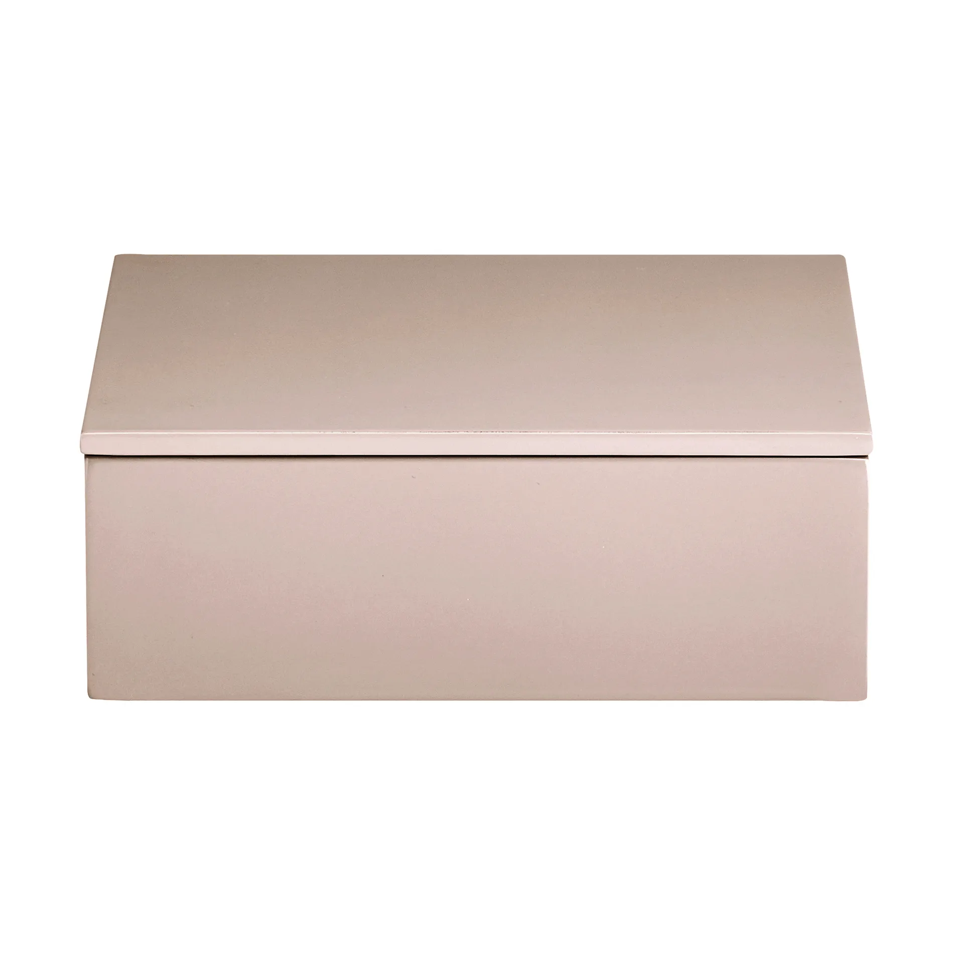 Lux lackierte Aufbewahrungsbox 19x19x7 cm, Powder rose Mojoo