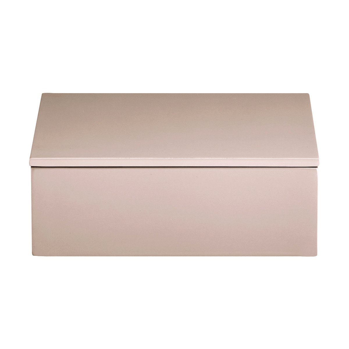 Mojoo Lux lackierte Aufbewahrungsbox 19x19x7 cm Powder rose