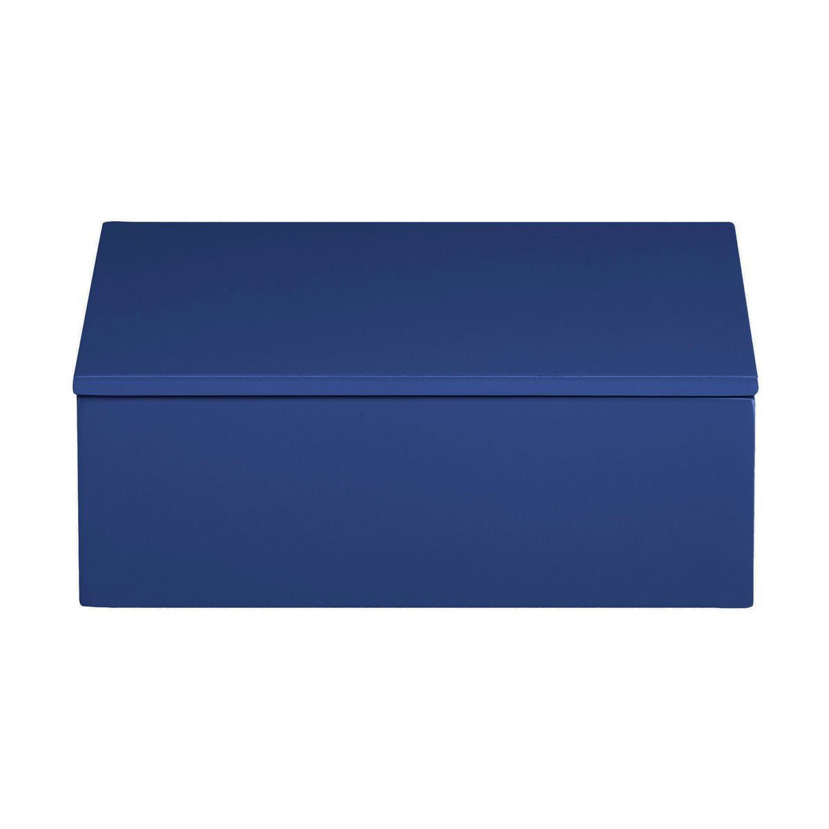 Mojoo Lux lackierte Aufbewahrungsbox 19x19x7 cm Ultramarin