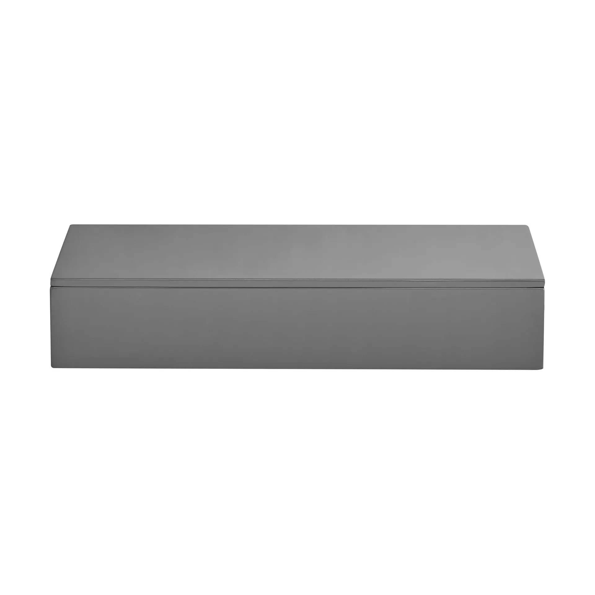Lux lackierte Aufbewahrungsbox 38x19x7 cm, Antracit Mojoo