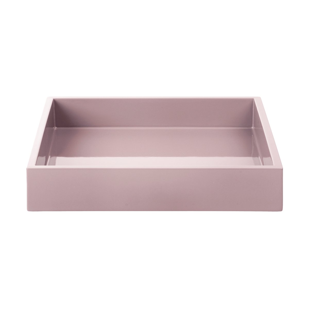 Mojoo Lux lackiertes Dekotablett 19x19x3,5 cm Lavender
