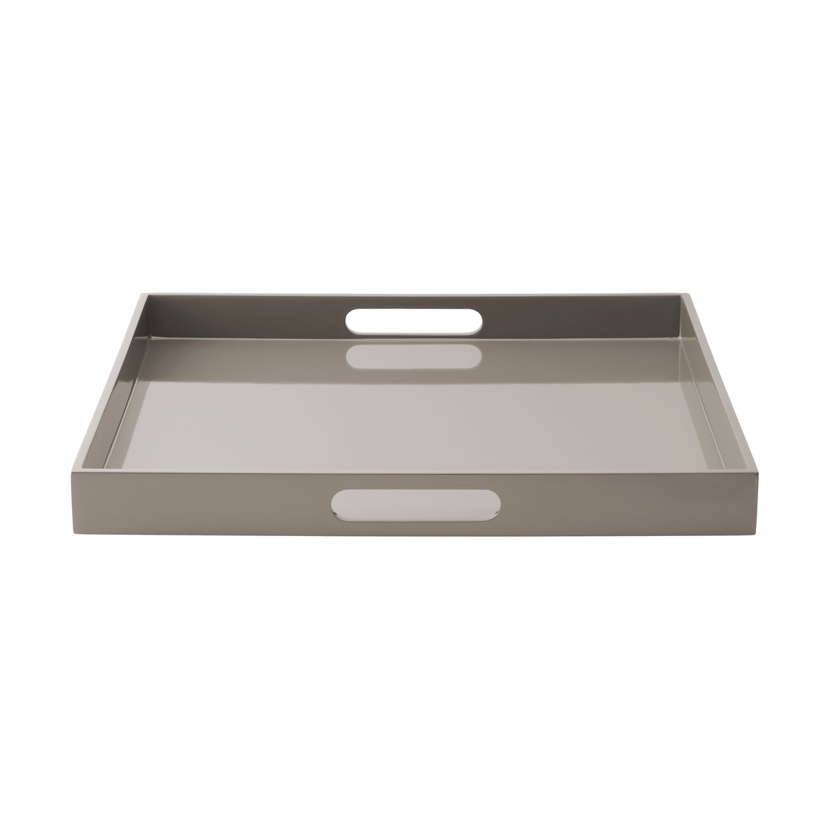 Mojoo Lux lackiertes Serviertablett 40x40x4 cm Dark grey