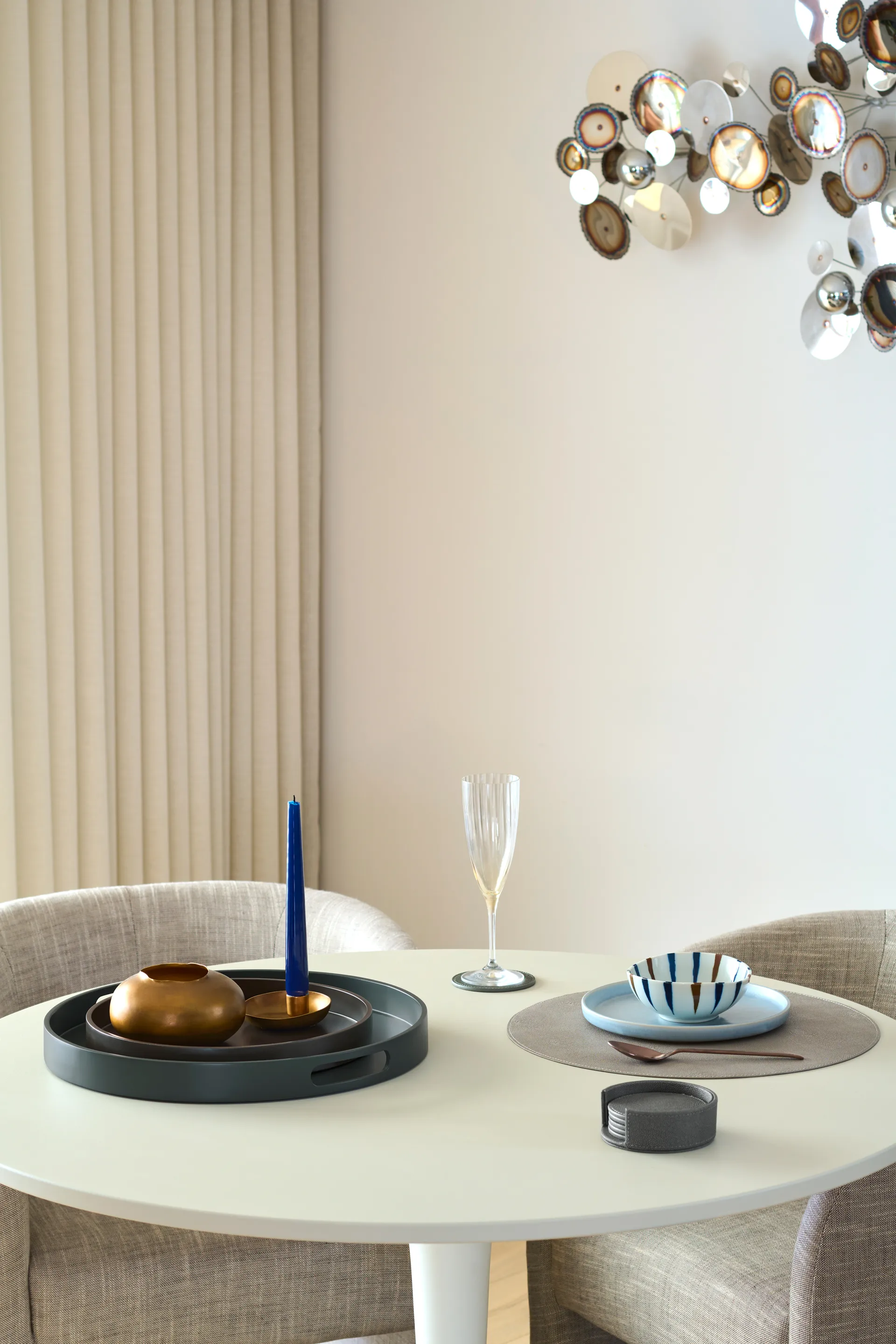 Sting Glasuntersetzer Ø12 cm 6er-Pack, Antracit Mojoo