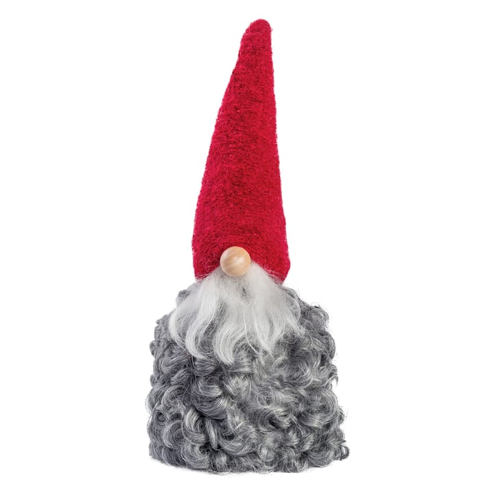 Weihnachtsmann aus Wolle groß - rote Mütze mit Bart - Monikas Väv & Konst