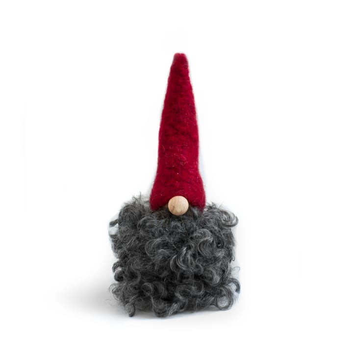 Weihnachtsmann aus Wolle klein - rote Mütze - Monikas Väv & Konst