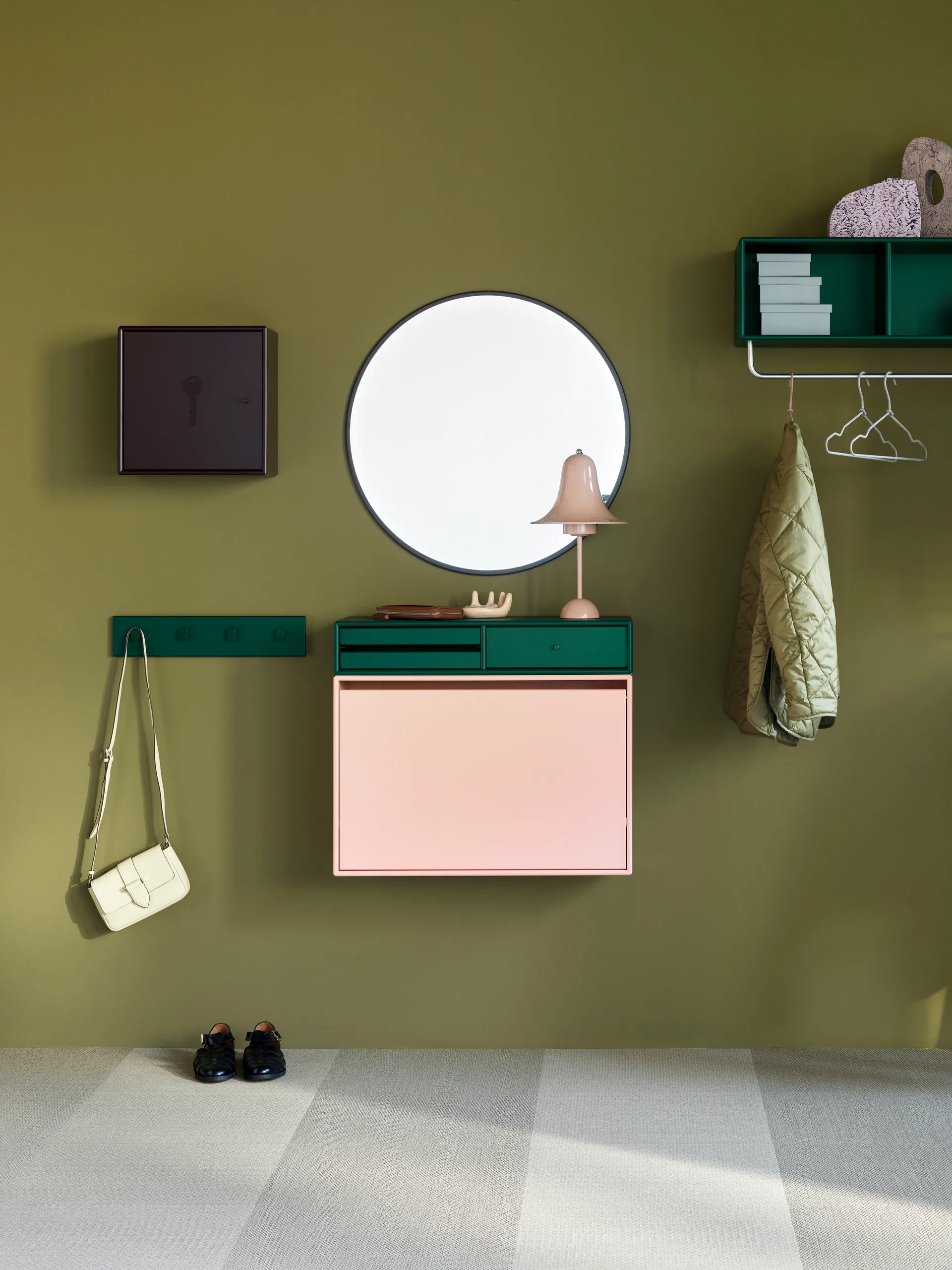 Around Spiegel Ø69.6cm, Balsamic Montana