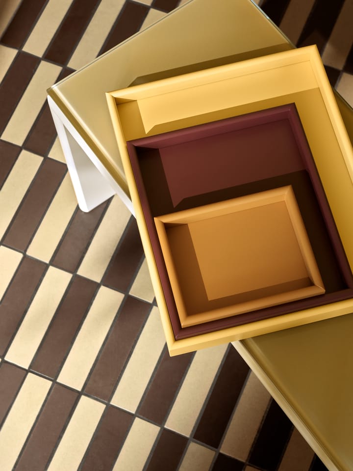 Arrange Tablett klein 17,3x21,4 cm, Amber Montana