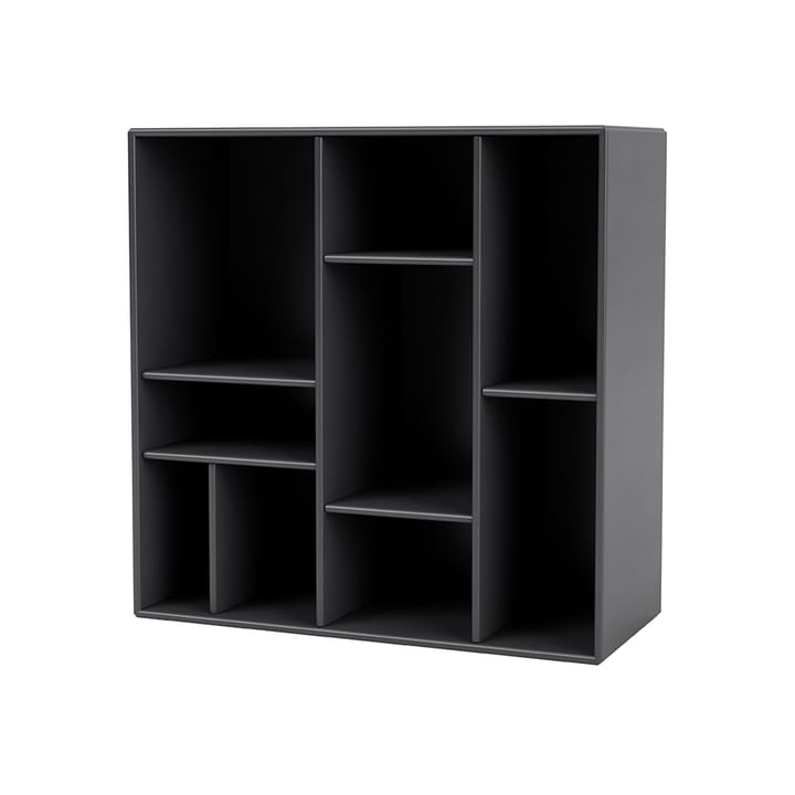 COMPILE dekoratives Wandregal 69,6 x 69,6cm - Coal 36 - Montana