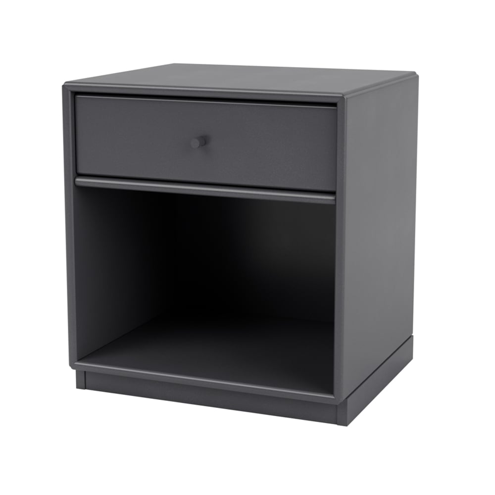 Montana Dream Nachttisch Coal 36, Sockel 3cm | Skandinavisches Design | Nachttische | Grau