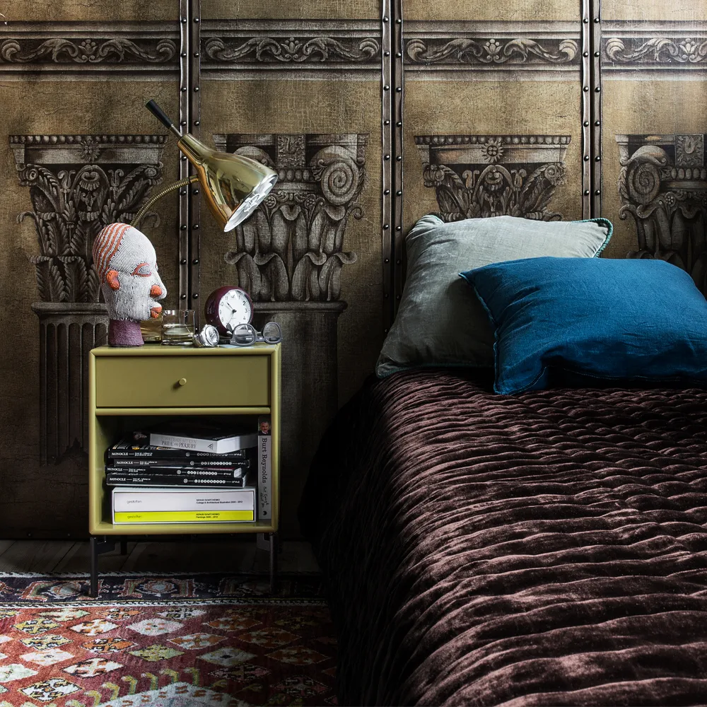 Dream Nachttisch, Oregano 139, Chrombeine Montana