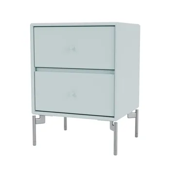 Drift Nachttisch - Flint 148, chrombeine cm - Montana