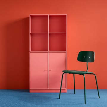 Kevi 2060 Stuhl - Gestell O. grey lackiert-Esche gebeizt - Montana
