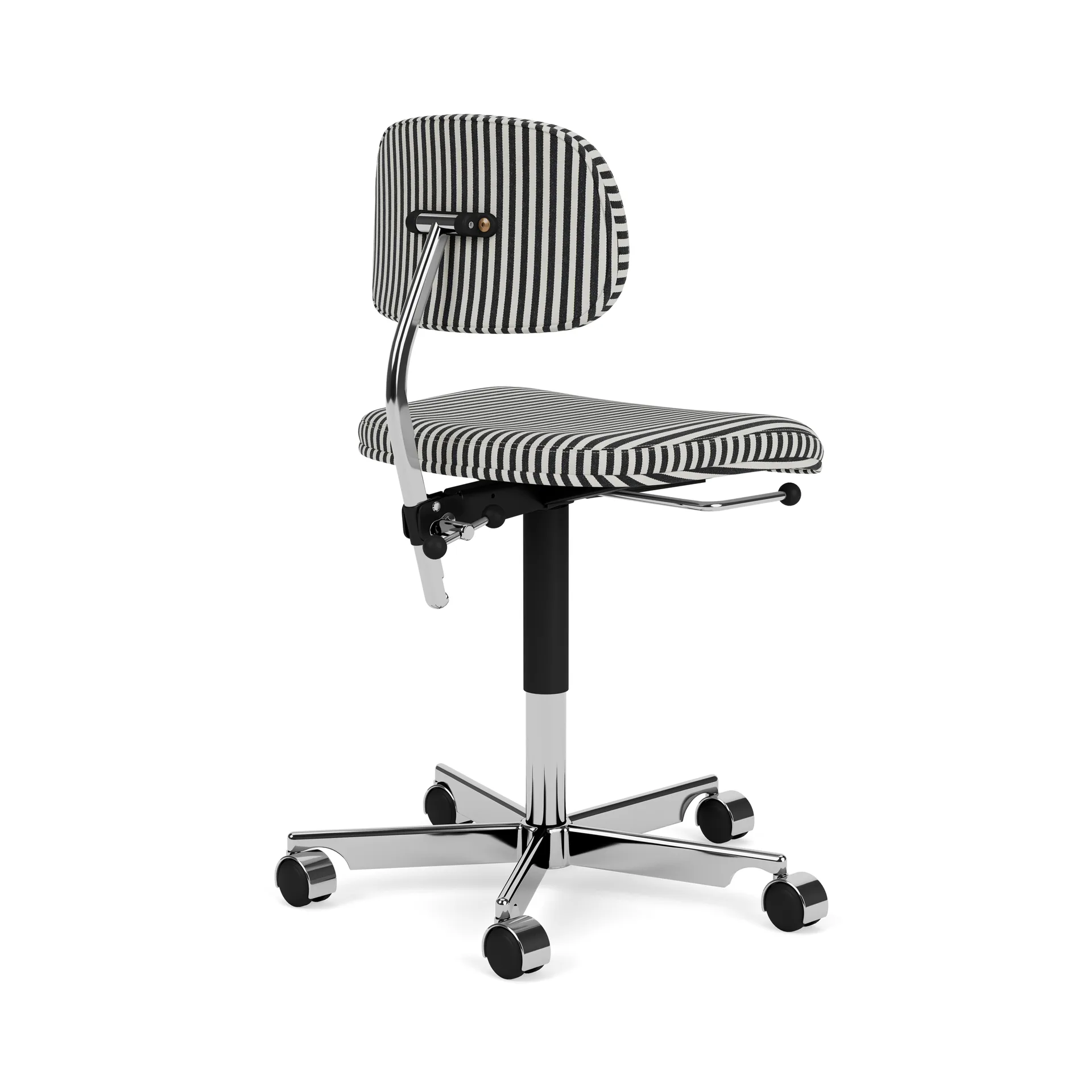 Kevi 2534U Bürostuhl, Stripe-Aluminium Montana