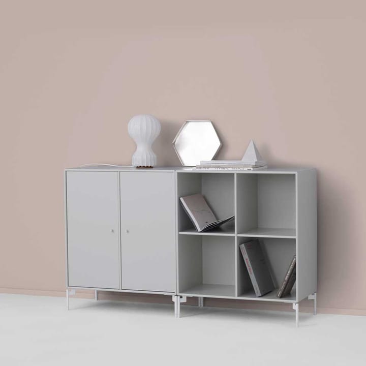 Pair Sideboard - New white 101, Beine weiß lackiert - Montana