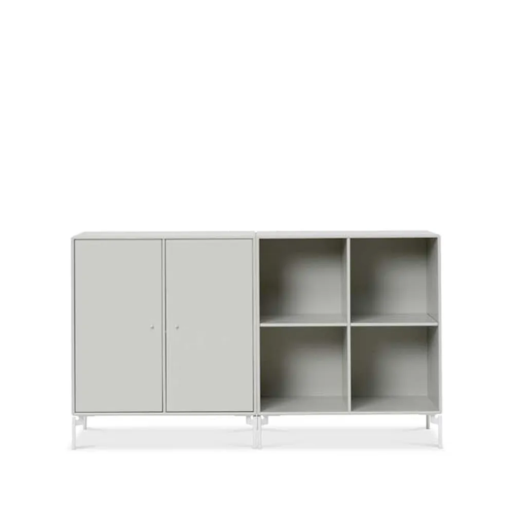 Pair Sideboard, Nordic 09, Beine weiß lackiert Montana