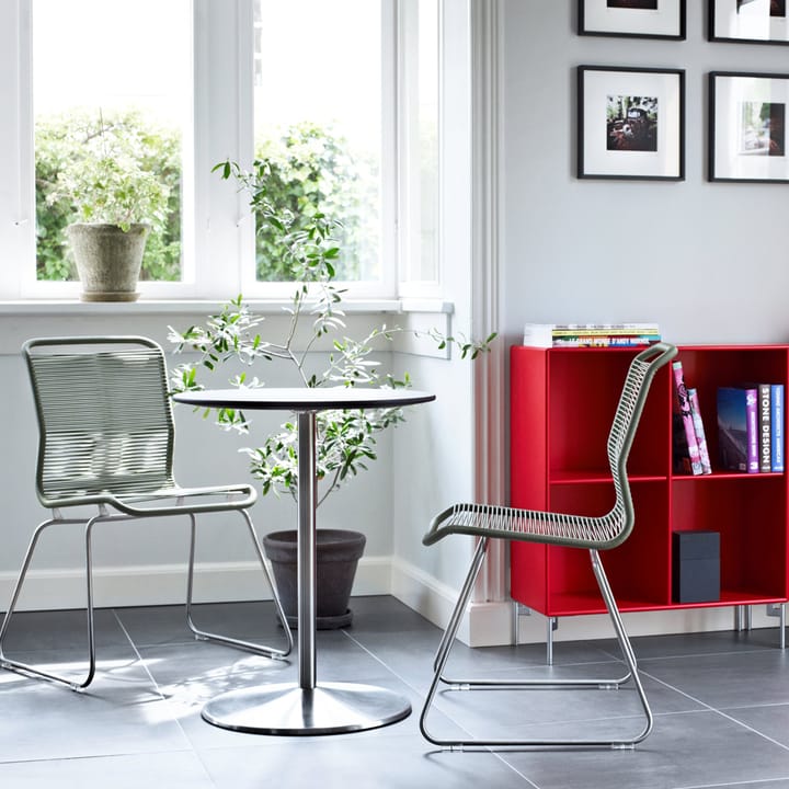 Panton One Stuhl, Duke, Edelstahl Montana