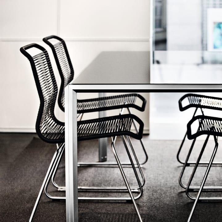 Panton One Stuhl, Duke, Edelstahl Montana