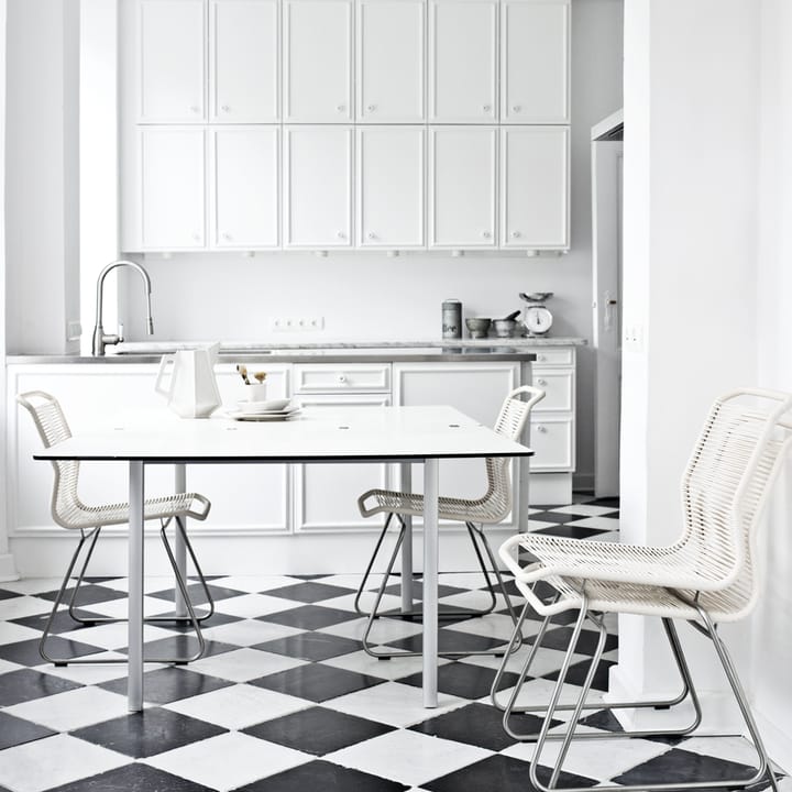 Panton One Stuhl, Duke, Edelstahl Montana
