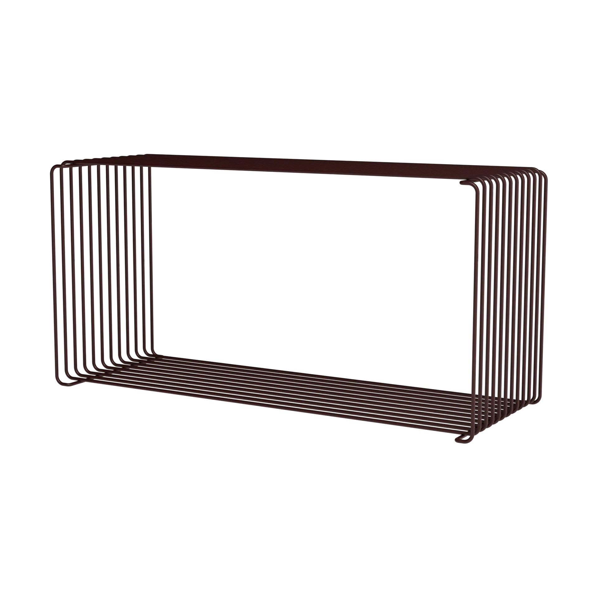 Panton Wire Extended Regal 70x34,8x25,7 cm, Black red Montana