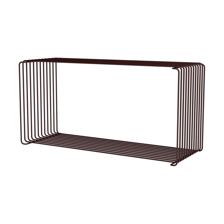 Panton Wire Extended Regal 70x34,8x25,7 cm, Black red Montana