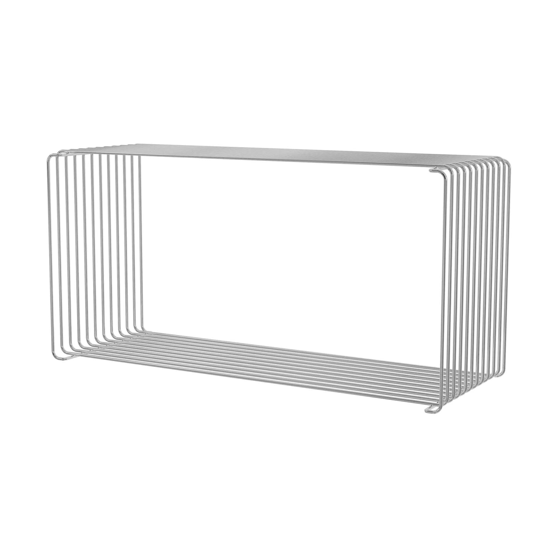 Panton Wire Extended Regal 70x34,8x25,7 cm, Chrome Montana