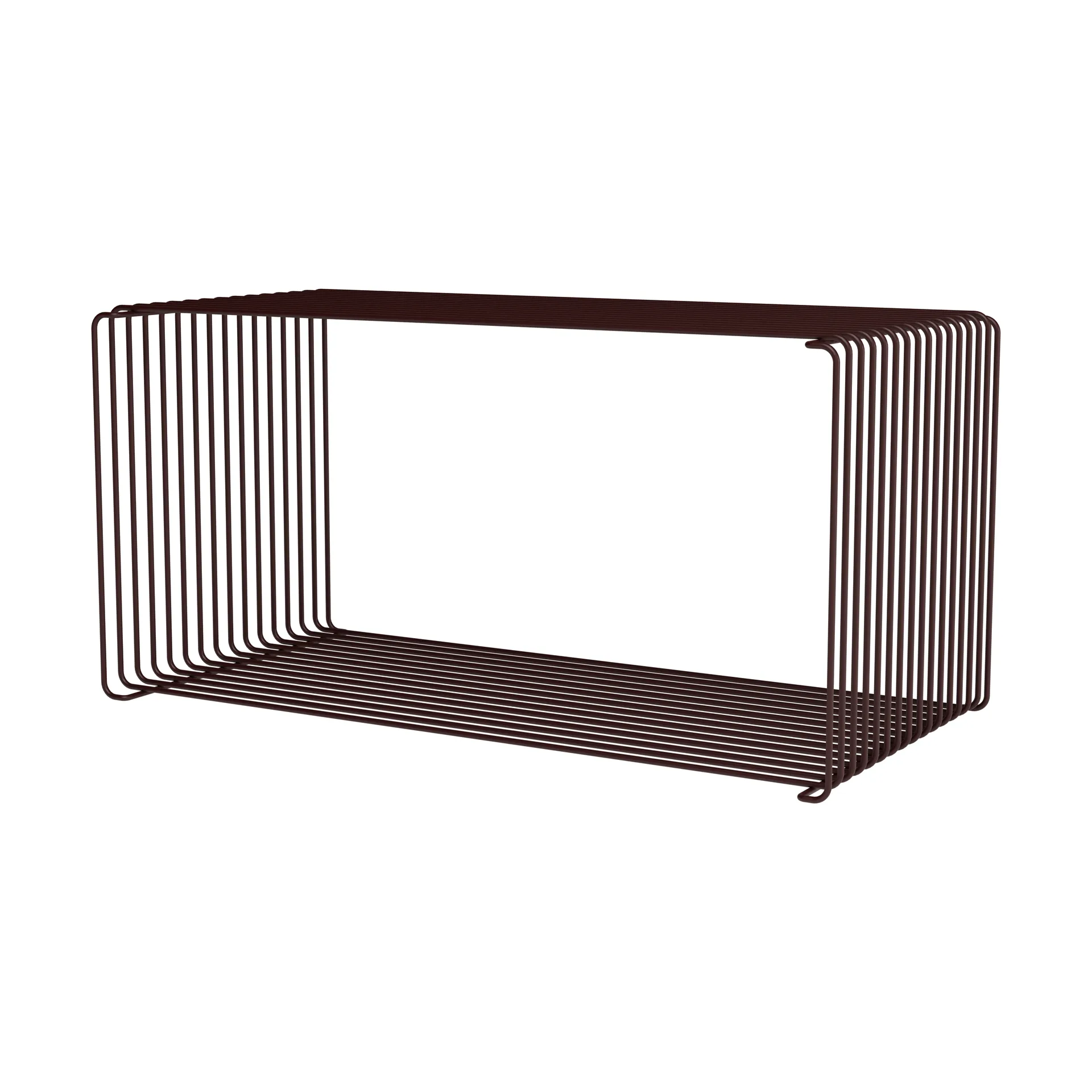 Panton Wire Extended Regal 70x34,8x34,8 cm, Black red Montana