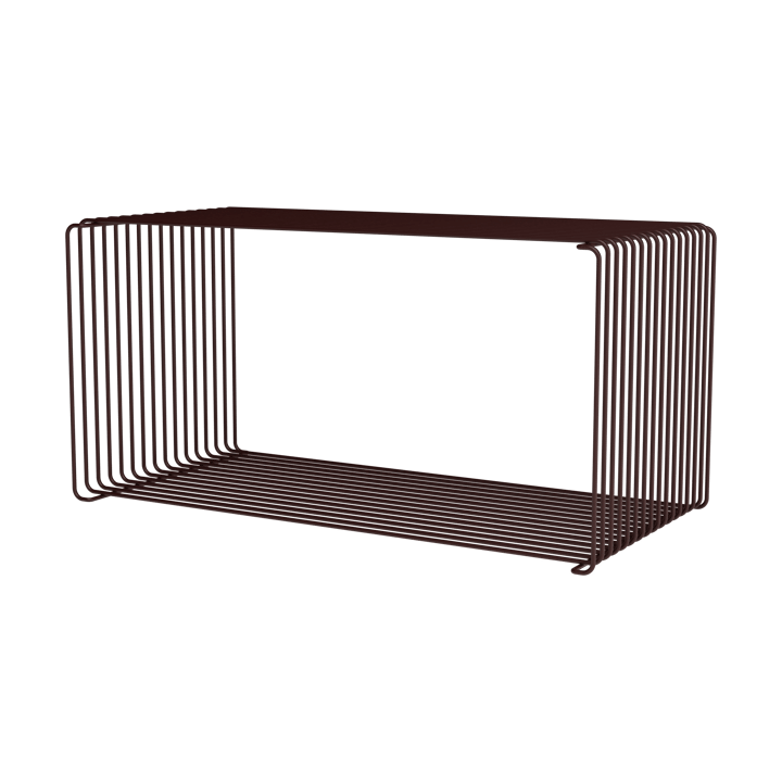 Panton Wire Extended Regal 70x34,8x34,8 cm - Black red - Montana