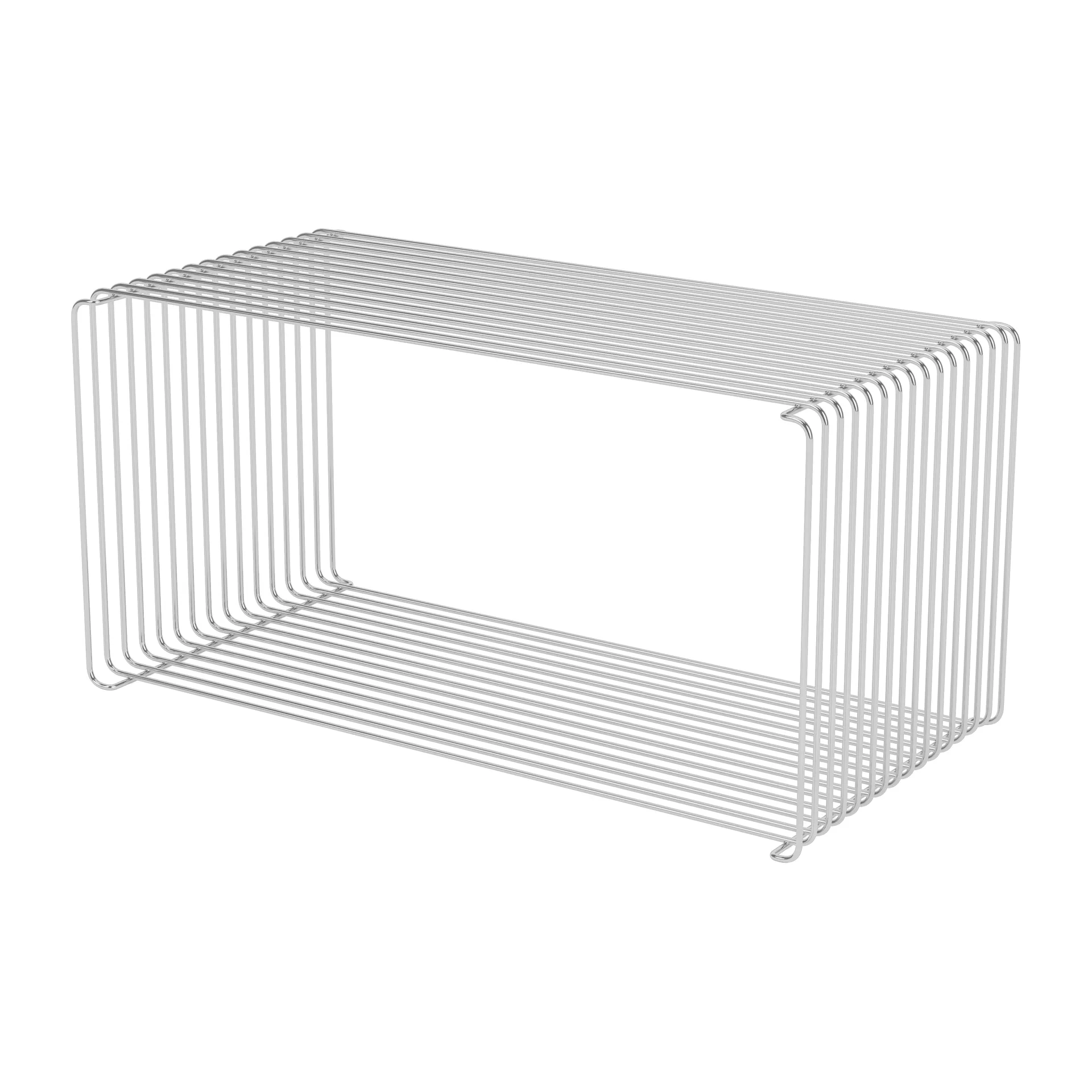 Panton Wire Extended Regal 70x34,8x34,8 cm, Chrome Montana