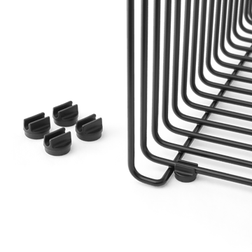 Panton Wire feet Distanzfüße 4er-Pack - Black - Montana