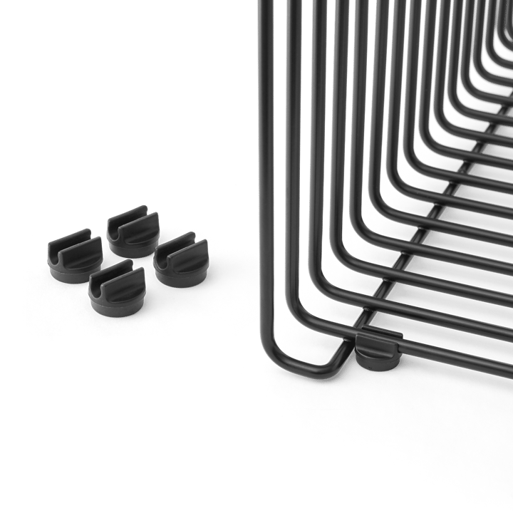 Panton Wire feet Distanzfüße 4er-Pack, Black Montana