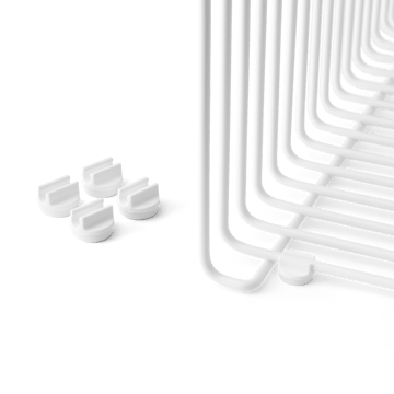Panton Wire feet Distanzfüße 4er-Pack - Snow - Montana