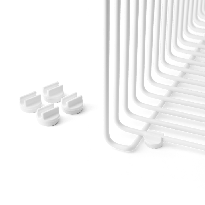 Panton Wire feet Distanzfüße 4er-Pack, Snow Montana