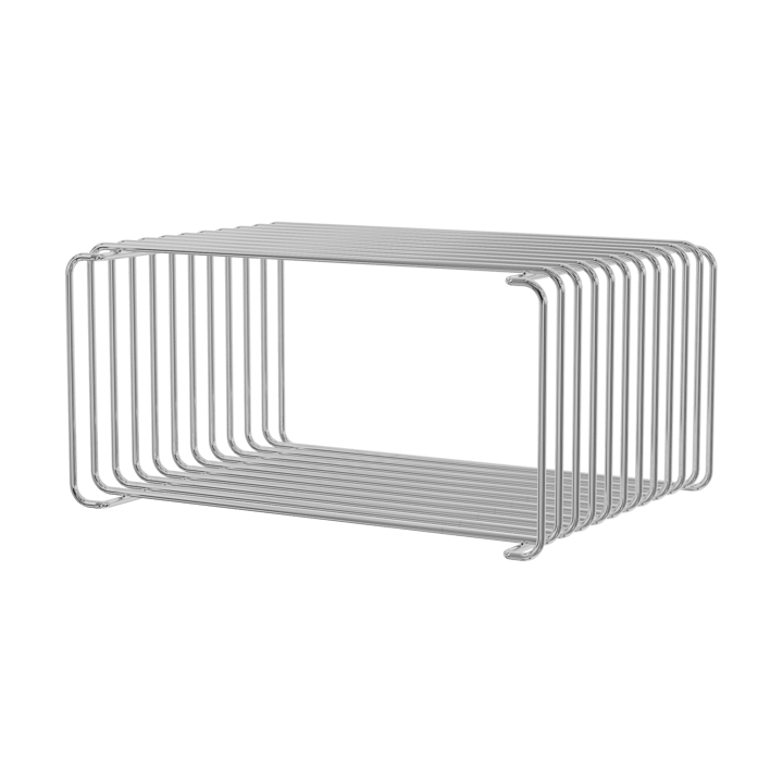 Panton Wire Half Height Regal 34,8x17,2x25,7 cm - Chrome - Montana