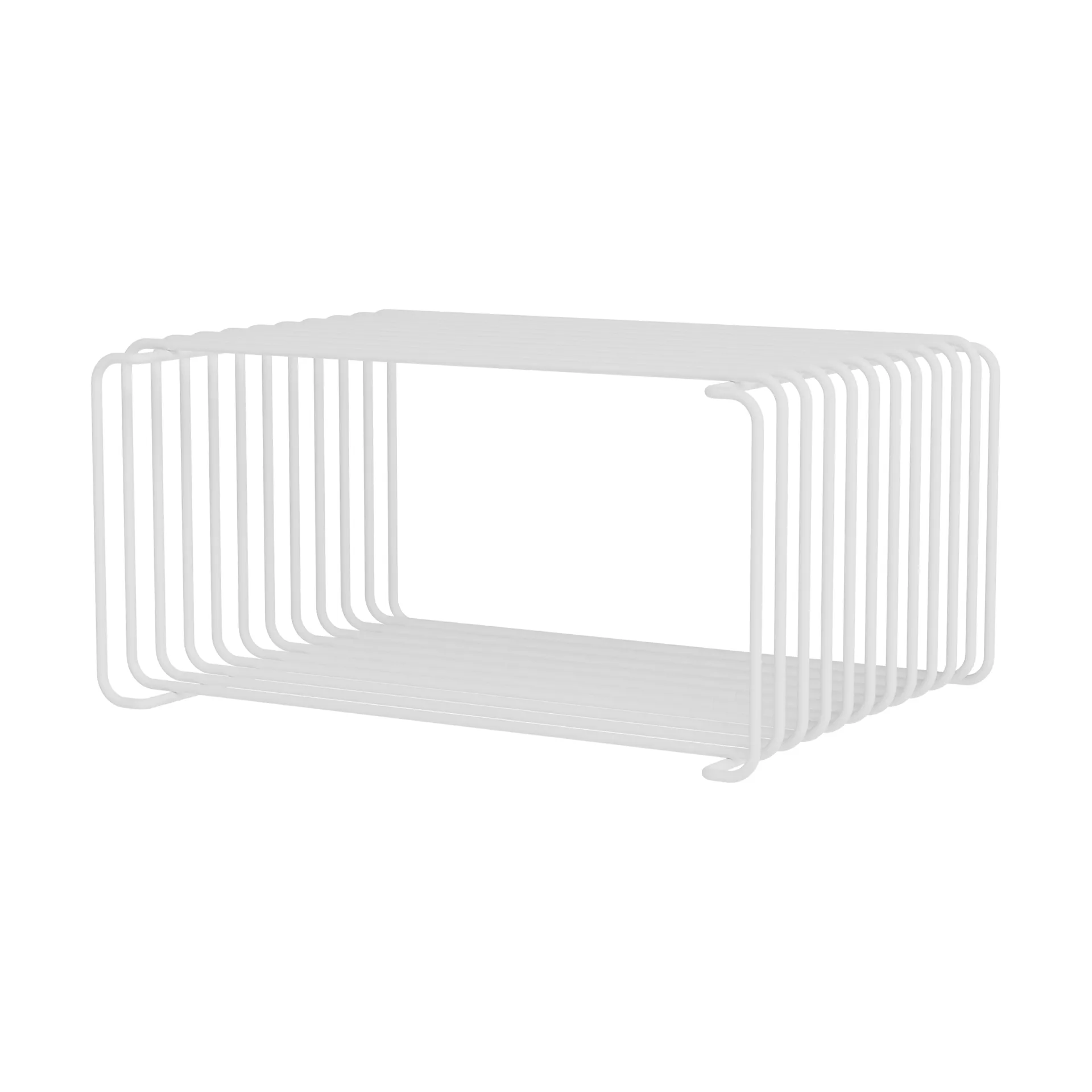 Panton Wire Half Height Regal 34,8x17,2x25,7 cm, Snow Montana