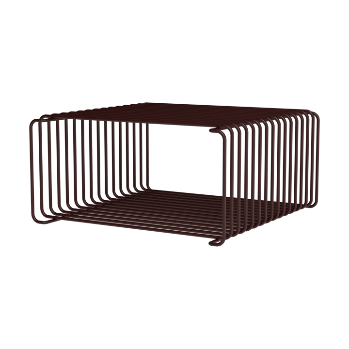 Panton Wire Half Height Regal 34,8x17,2x34,8 cm - Black red - Montana