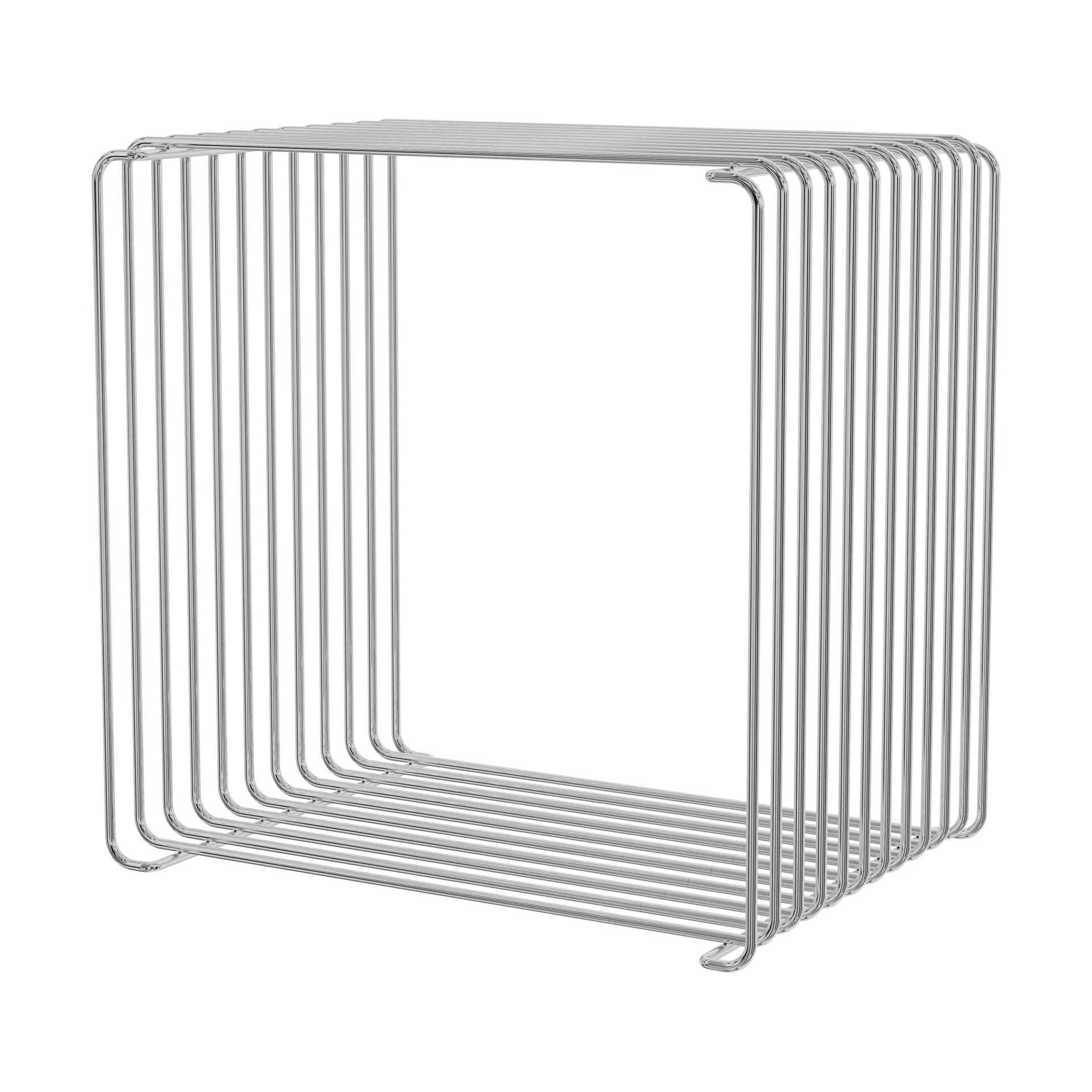 Panton Wire Single Regal 34,8x34,8x25,7 cm, Chrome Montana