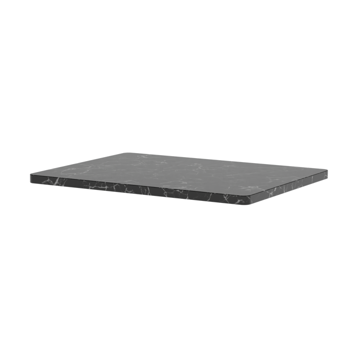 Panton Wire Tischplatte 34,8x25,7 cm - Black marble - Montana