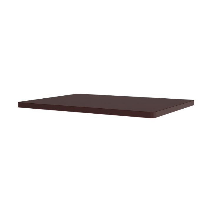 Panton Wire Tischplatte 34,8x25,7 cm - Black red - Montana