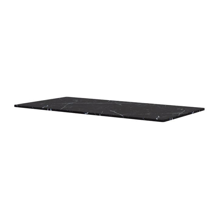 Panton Wire Tischplatte 34,8x70 cm - Black marble - Montana