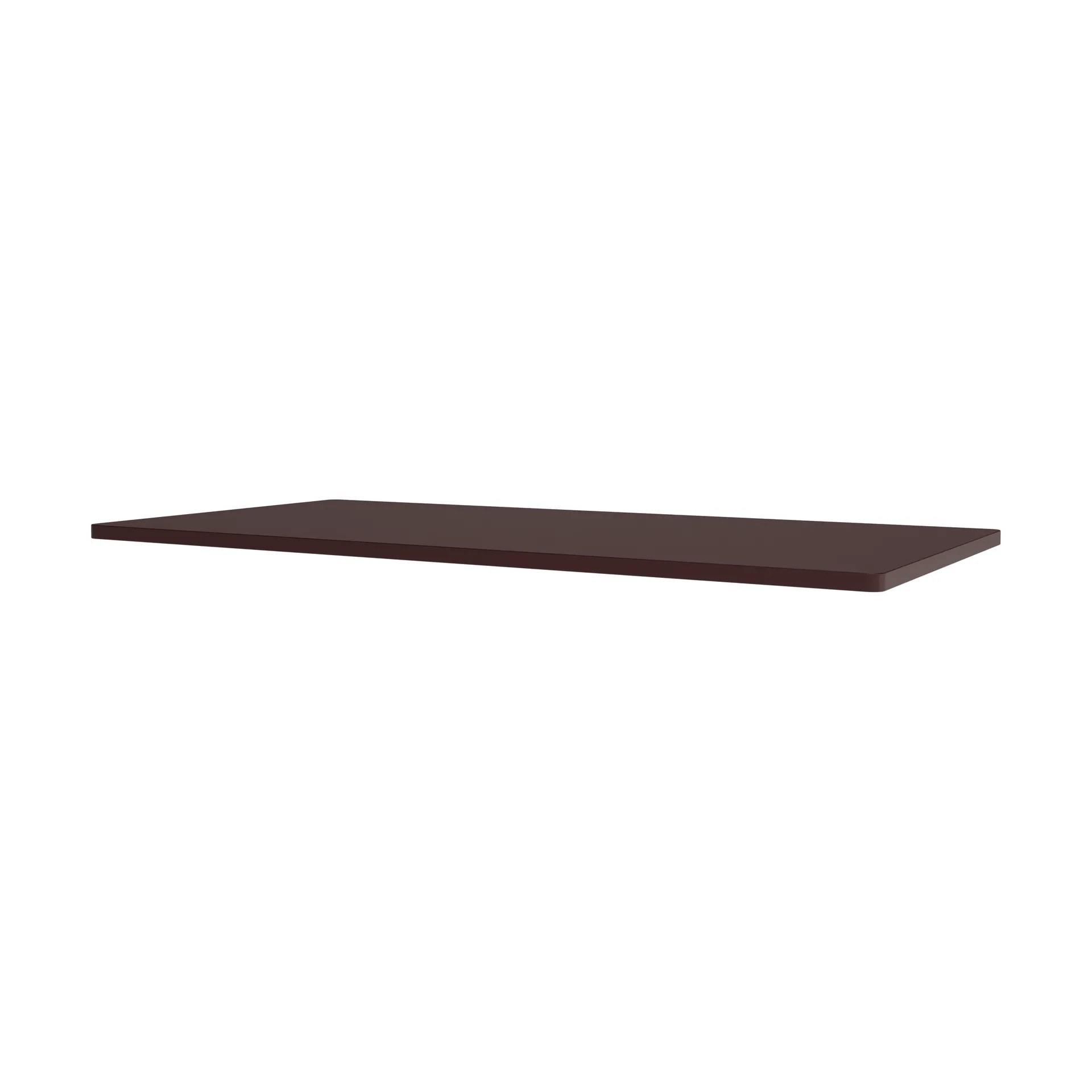Panton Wire Tischplatte 70,1x34,8 cm, Black red Montana