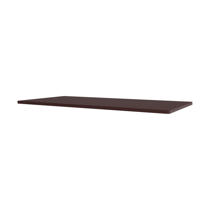 Panton Wire Tischplatte 70,1x34,8 cm - Black red - Montana