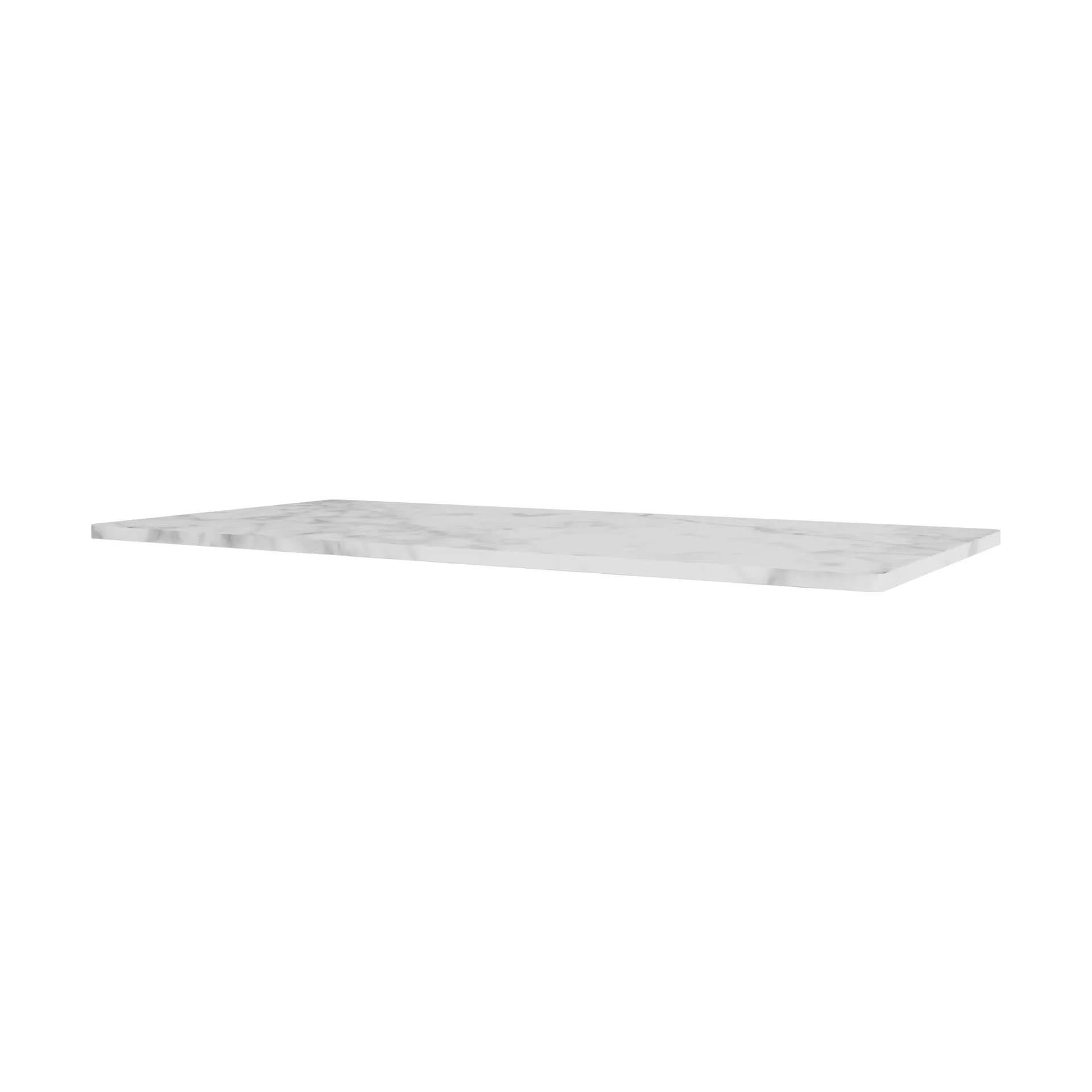 Panton Wire Tischplatte 70,1x34,8 cm, White marble Montana