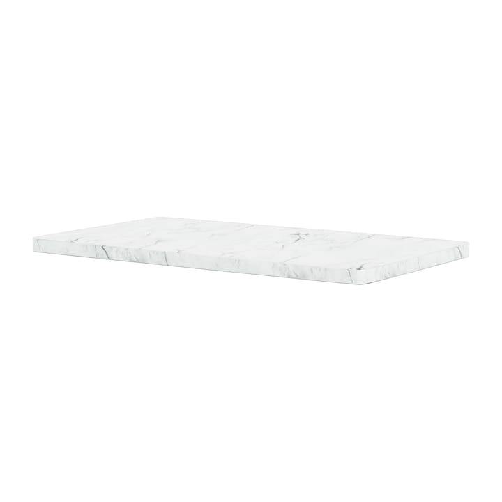 Panton Wire Topplatte 18,8 x 34,8cm - White marble - Montana