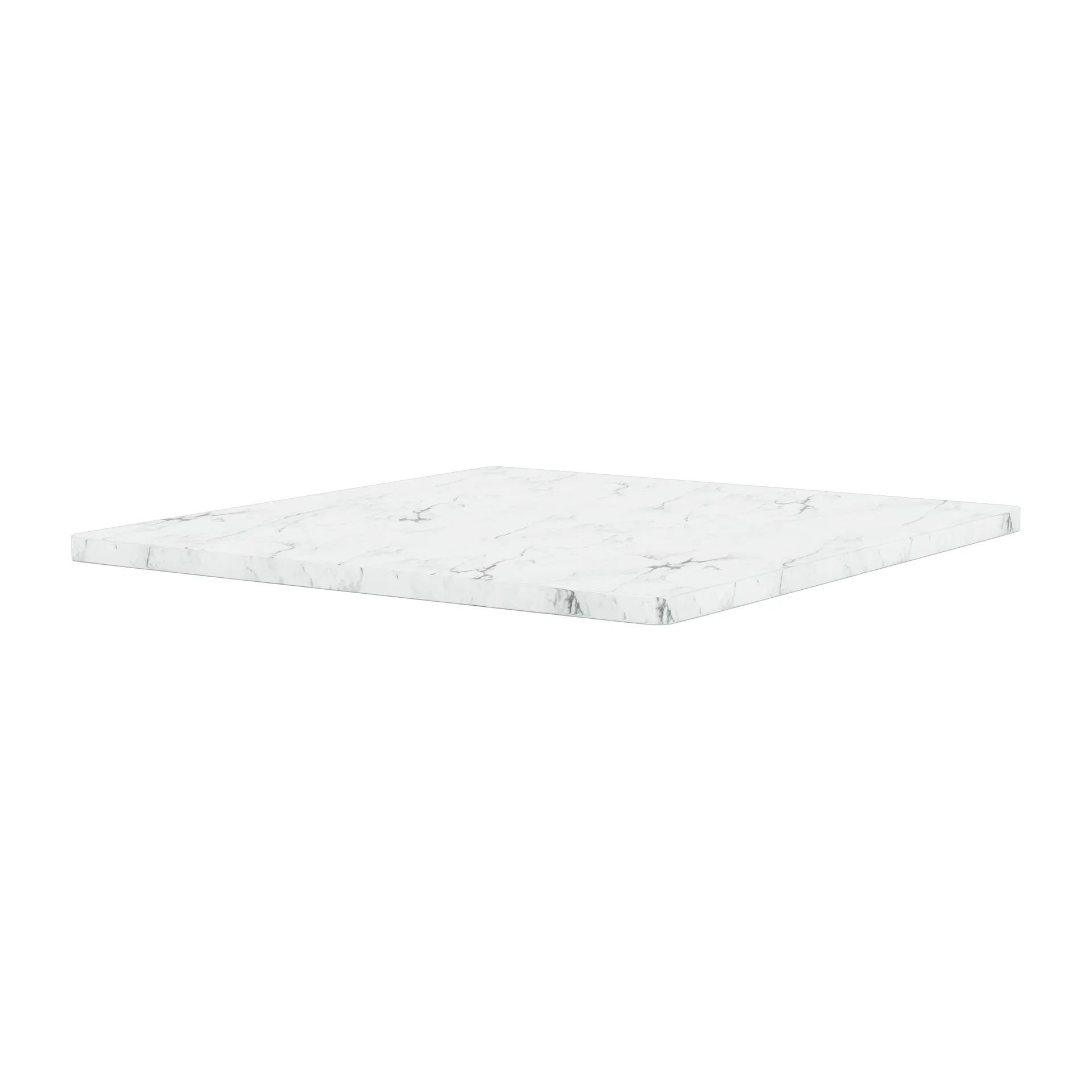 Panton Wire Topplatte 34,8 x 34,8cm, White marble Montana