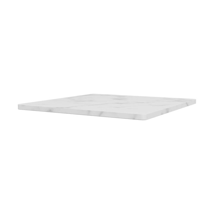 Panton Wire Topplatte 34,8 x 34,8cm - White marble - Montana