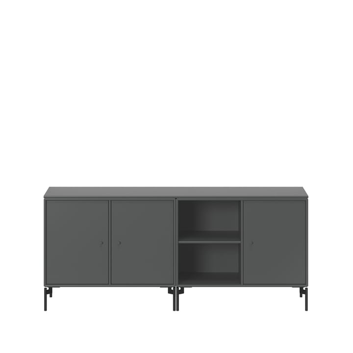 Save Sideboard - Anthracite 04-Beine schwarz lackiert - Montana