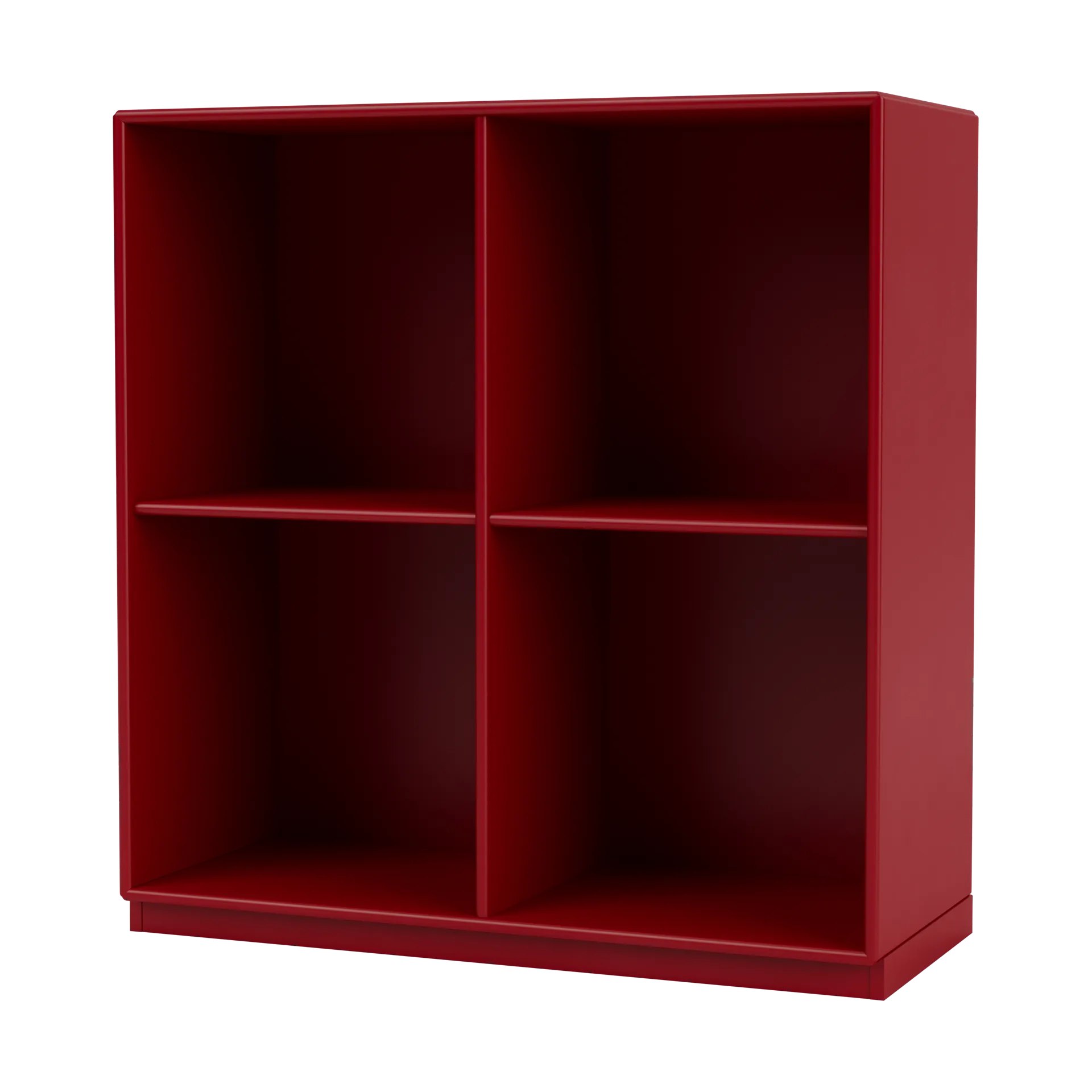 SHOW Regal 69,6 x 69,6cm, Sockel 3cm, 165-Beetroot Montana