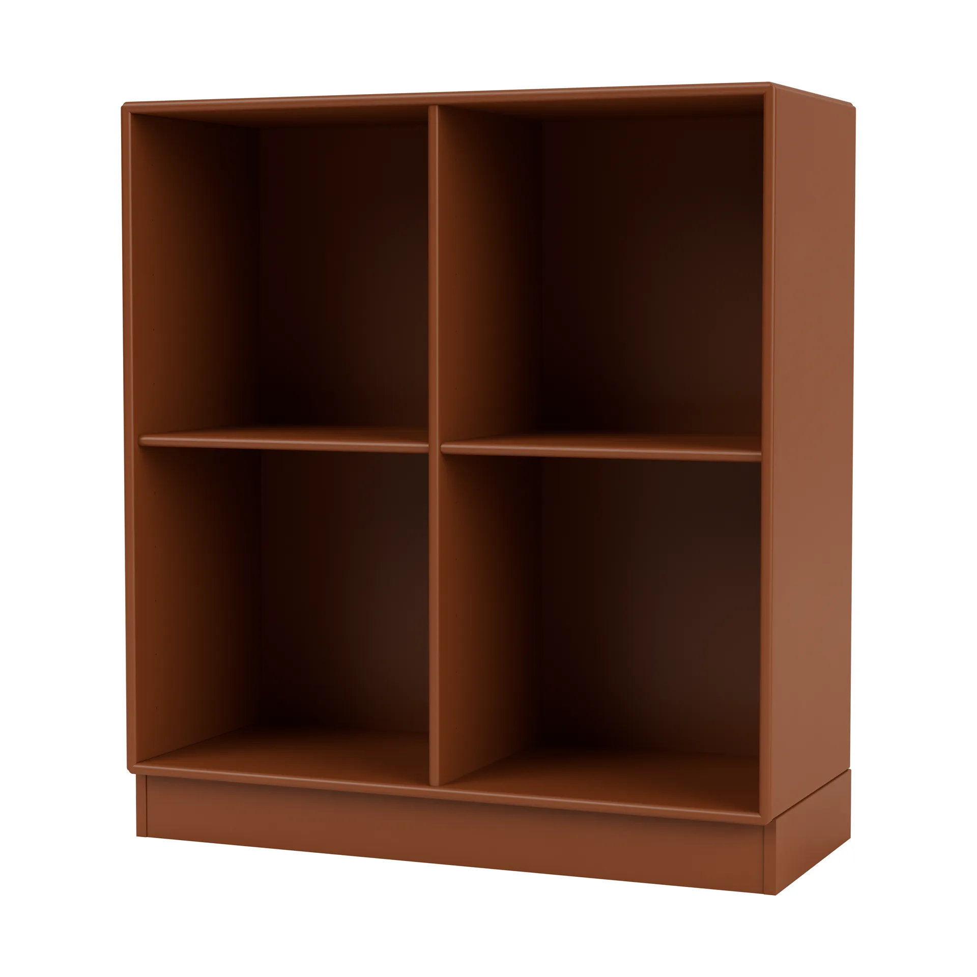 SHOW Regal 69,6 x 69,6cm, Sockel 7cm, 146-Hazelnut Montana