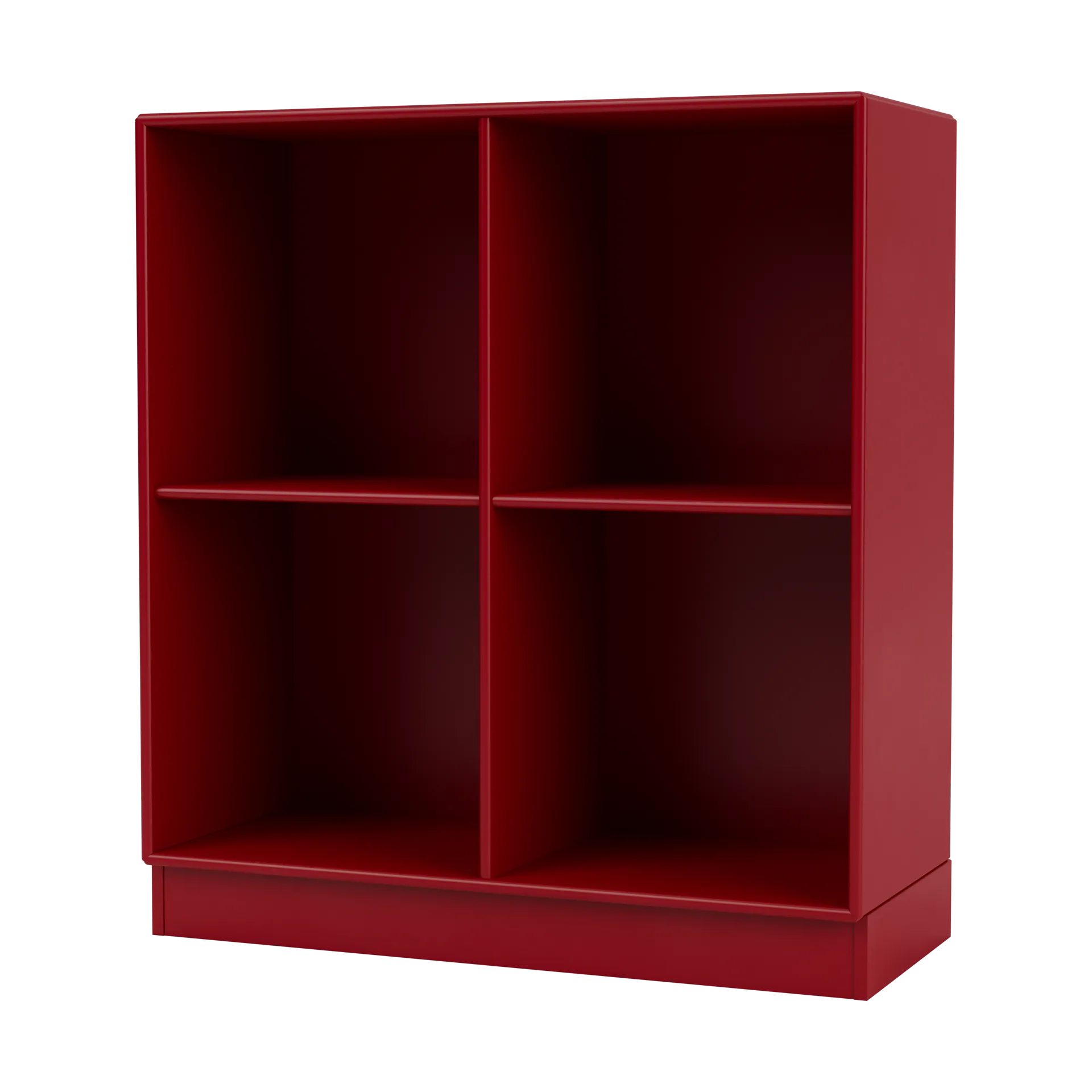 SHOW Regal 69,6 x 69,6cm, Sockel 7cm, 165-Beetroot Montana