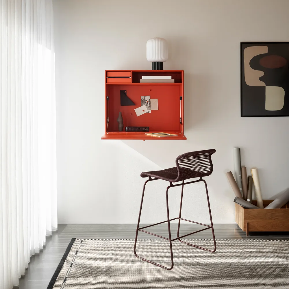 STUDIO Schreibtisch wandhängend, Cumin 157 Montana